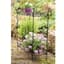 Panacea 33" Scroll 2 Tier Plant Stand Black — thumbnail 1 of 2