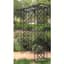 Panacea 84"x75"x26" Black Garden Arbor With Lattice — thumbnail 1 of 2