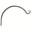 Panacea 7" Forged Hook Curved Black — thumbnail 1 of 2
