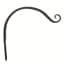 Panacea 12" Curved Hook Black — thumbnail 1 of 2
