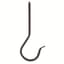 Panacea J Hook 6" Screw Black — thumbnail 1 of 2