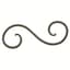 Panacea 6" Black Forged S Hook — thumbnail 1 of 2