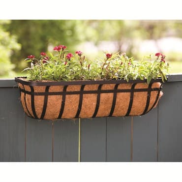 Panacea 30" Cotswold Black Window Planter — photo 1 of 2
