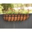 Panacea 30" Cotswold Black Window Planter — thumbnail 1 of 2