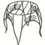 Panacea 10" Plant Stand With Finial Black — thumbnail 1 of 2