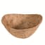 Panacea 22" Half Round Coco Fiber Liner — thumbnail 1 of 2