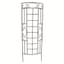 Panacea 72" Romantic Curved Trellis Black — thumbnail 1 of 2