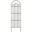 Panacea 80" Black French Arch Trellis With Finials — thumbnail 1 of 2