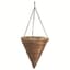 Panacea 12" Rope & Fern Cone Hanging Basket — thumbnail 1 of 2