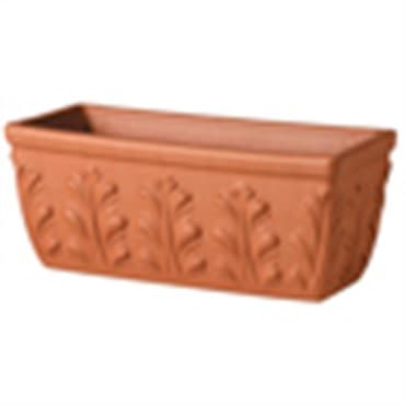 Deroma 12" Window Box Pot Terra Cotta Case Pack — photo 1 of 2