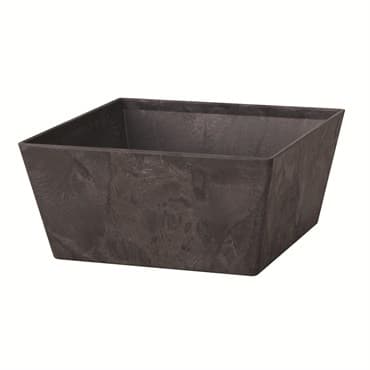 ArtStone Ella 12" Low Square Planter Black — photo 1 of 2