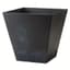 StoneArt Ella 8" Square Planter Black — thumbnail 1 of 2