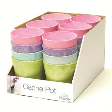 ArtStone 24pc 5" Cache Pot Bright Color Pack — photo 1 of 2