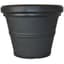 Tusco 15.5" Rolled Rim Planter Black — thumbnail 1 of 2