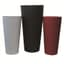 Tusco 26" Cosmo Tall Round Planter Black — thumbnail 1 of 2