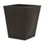 Tusco 18" Cosmo Square Planter Black — thumbnail 1 of 2