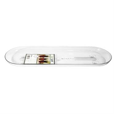Plastec 4"x14" Plantpak Saucer Oval Clear — photo 1 of 2