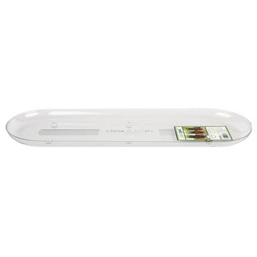 Plastec 6"x18" Plantpak Saucer Oval Clear — photo 1 of 2