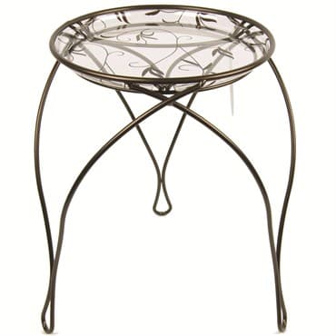 Plastec 17" Elegance Plant Stand Dark Bronze — photo 1 of 2
