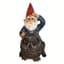 MCarr Gnome On Owl Resin Statue — thumbnail 1 of 2