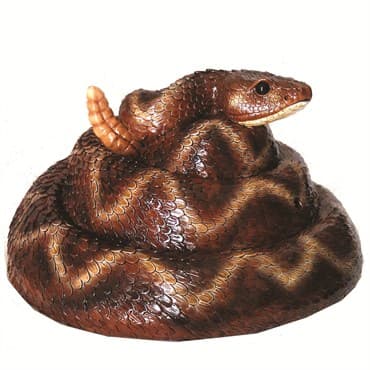 MCarr Rattler Snake Resin Statue — photo 1 of 2