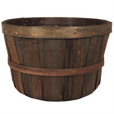 Grower Select 1 Peck Basket No Handle Brown 12/CS 48CS/PL — photo 1 of 2