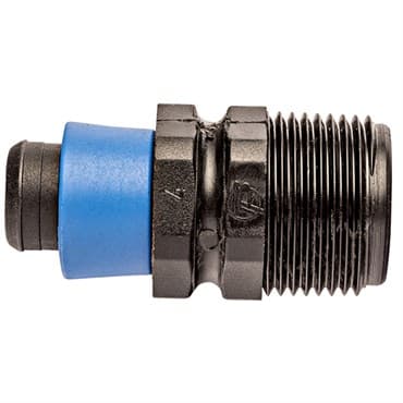NET SPACE IT 3/4IN MIPT MALE ADAPTOR W/RING — photo 1 of 2