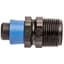 NET SPACE IT 3/4IN MIPT MALE ADAPTOR W/RING — thumbnail 1 of 2