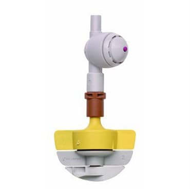 Netafim 23.4gpm SpinNetafim Sprinkler Head Assembly w/ CNL Brown Mist Yellow Body Grey Spinner 25/BG — photo 1 of 2