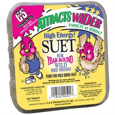 C&S 11.75oz High Energy Suet Cake Regular Label — photo 1 of 2