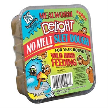 C&S 11.75oz Mealworm Delight No Melt Suet 12/CS — photo 1 of 2