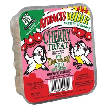 C&S 11.75oz Cherry Treat Suet Cake — photo 1 of 2