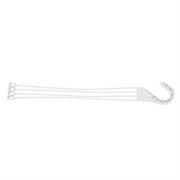 Landmark 22In Double Clip Auto Hanger White 25 Per Bag — photo 1 of 2