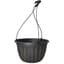 Grower Select 11.00 Serenity Hanging Basket Black / Silver With Plastic 3 Strand Hanger 72/CS — thumbnail 1 of 2