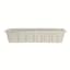 Novelty 18" Polypro Flower Box Planter White — thumbnail 1 of 2
