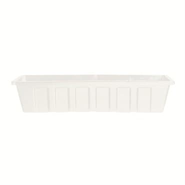 Novelty 30" Polypro Flower Box Planter White — photo 1 of 2