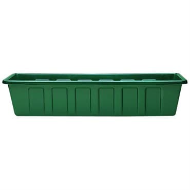Novelty 36" Polypro Flower Box Planter Hunter Green — photo 1 of 2