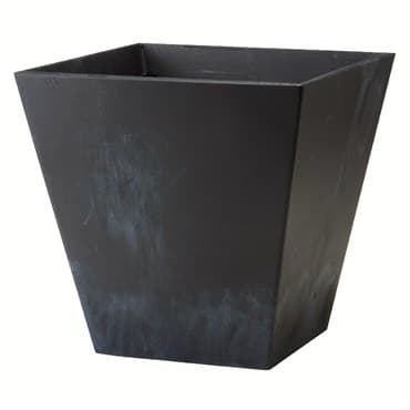 StoneArt Ella 10" Square Planter Black — photo 1 of 2