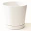 Majestic 10" Cylind Pot White Full Depth Glossy — thumbnail 1 of 2