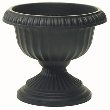 Grecian 12" Urn Black — photo 1 of 2