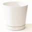Majestic 6" Cylinder Pot White Full Depth Glossy — thumbnail 1 of 2