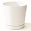 Majestic 8" Cylinder Pot White Full Depth Glossy — thumbnail 1 of 2