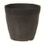 StoneArt 8" Round Dolce Planter Black — thumbnail 1 of 2