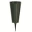 Memorial Vase 4" Green Small Flat Bottom — thumbnail 1 of 2