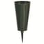 Memorial Vase 5" Green Large Flat Bottom — thumbnail 1 of 2