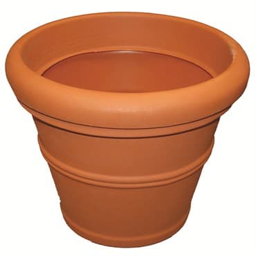 Tusco 20" Rolled Rim Planter Terra Cotta — photo 1 of 2