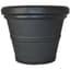 Tusco 20" Rolled Rim Planter Black — thumbnail 1 of 2