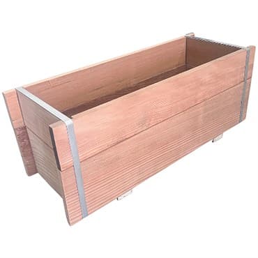 A&G 2' Banded Redwood Window Box — photo 1 of 2