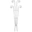 AGW 60"x24" Fan Trellis Black — thumbnail 1 of 2