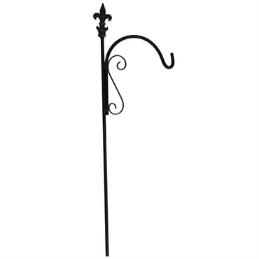 AGW 90" Lafayette Tall Single Shepherd Hook Black — photo 1 of 2